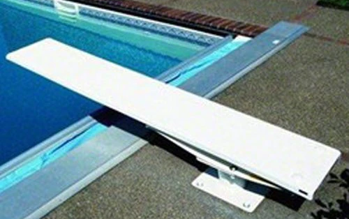SR Smith Cantilever Jump Stand with 6' Frontier III Board Radiant Whit ...