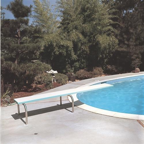 SR Smith 8' Frontier IV Diving Board with U-Frame Stand White - 68-209 ...