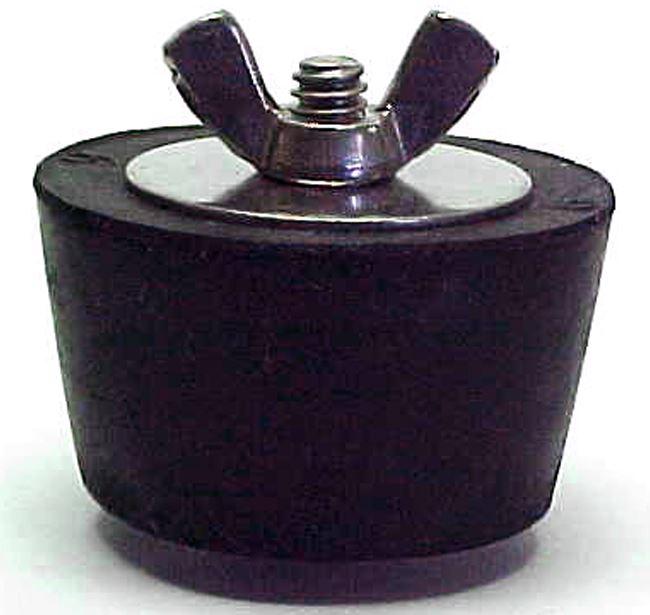 Technical Products No. 10 Winter Plug 1.5" Fitting with Stainless Steel Wingnut - 10S-PLUG