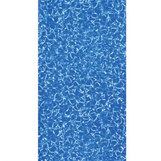 11' - 12' X 25' OVAL Sunlight Overlap Above-Ground Liner 20 GA - 48"-52"