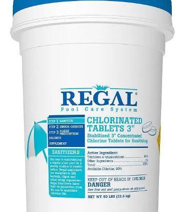 Regal 8# 3" Chlorinated Tabs(UW) - 12001571