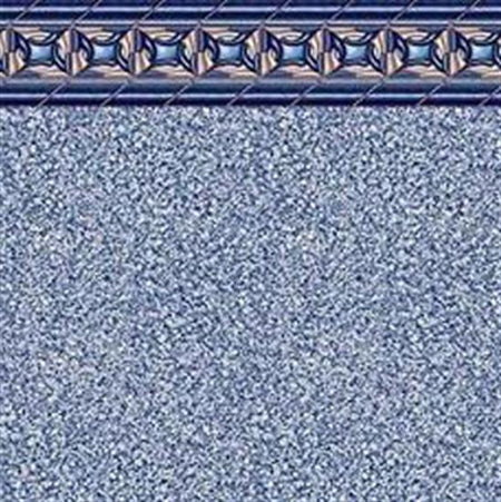 18' Round Metal Diamond Unibead Above-Ground Liner 25 GA - 54"