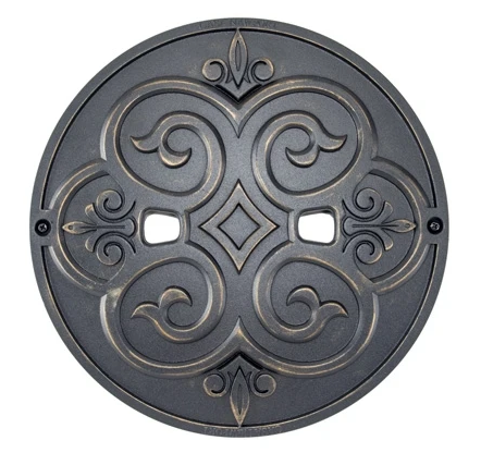 Casa Newport 9.9" Bronze Metal Skimmer Lid - 20-01011