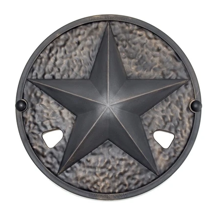 Casa Newport Bronze Plastic Skimmer Lid 9.9" Texas Edition - 20-01023TX