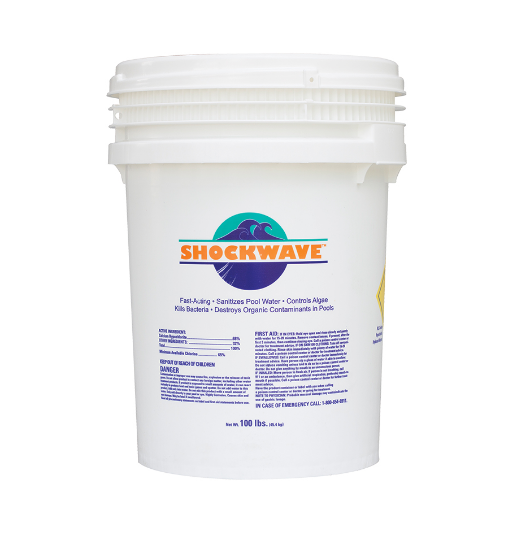 Shockwave 100 Lbs Drum Granular Calcium Hypochlorite - 25239