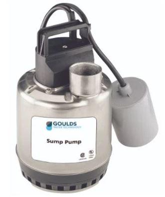 Goulds 4" 1 HP 1 Phase 230V 2-Wire Submersible Pump - 25LS10422