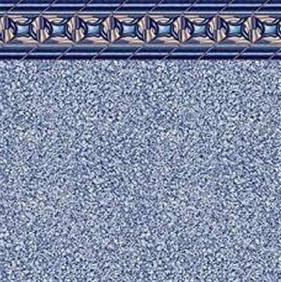 28' Round Metal Diamond Unibead Above-Ground Liner 25 GA - 52"