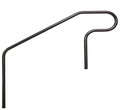 S.R. Smith 4' ADA Extended 2-Bend Stair Rail - 2HR-4ADA