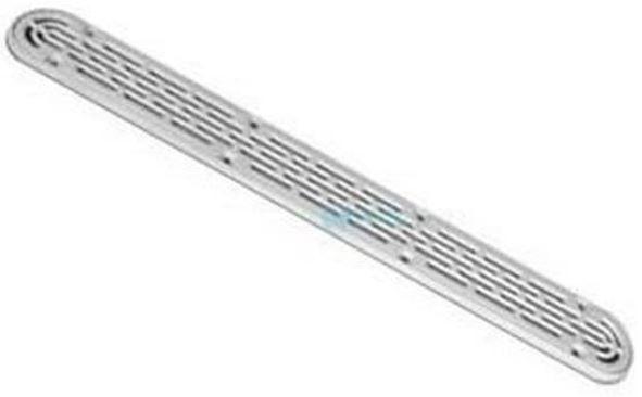 Aquastar 32" Channel Drain Flate Grate Trapment Suction Outlet Cover And Frame White -VGB Series - 32CDFLFR101