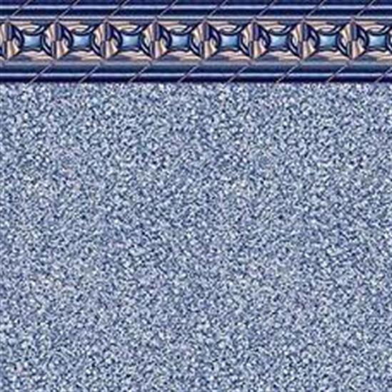 33' Round Metal Diamond Unibead Above-Ground Liner 25 GA - 54"