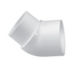 Lasco 1.5" 45 Degree Street PVC Elbow Fitting - 423015