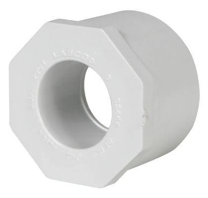 Lasco Fittings SCH40 Reducer Bushing SP x Slip Dimensions 2" x 1" - 437249BC