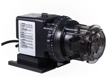 Stenner Peristaltic Commercial Chemical Feeders Adj Rate 50GPD 120V #5 Tube (26 RPM) - 45MJL5A1STAA