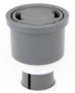 Polaris Caretaker Cleaning Head with 2" Collar & Cap for Concrete Pools -Charcoal Gray - 5-9-0531