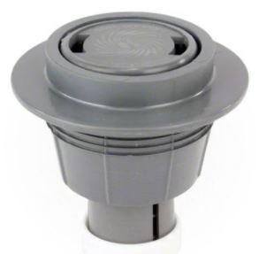 Polaris Caretaker High Flow Cleaning Head with UltraFlex 2.5" Collar & Cap for Concrete Pools -Charcoal Gray - 5-9-536A