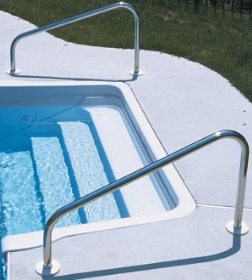 S.R. Smith 42" Deck Mounted .049" Thick Pair Handrail - 50-903