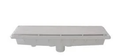 A&A Manufacturing Concrete Single Suction w/ Hydrostatic Relief AVSC Channel Drain Standard Top White - 571840