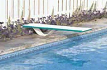 SR Smith Frontier II Jump Stand with 8' Frontier II Board Radiant White with White Springs - 68-209-58682