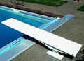 SR Smith Cantilever Jump Stand with 8' Frontier III Board Radiant White with White Springs - 68-209-5982