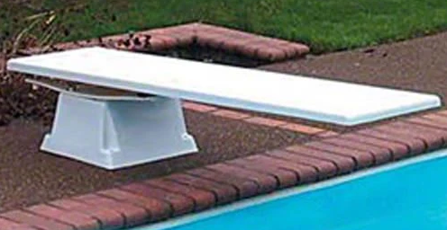 SR Smith Supreme Jump Stand with 8' Frontier III Board Radiant White with White Springs - 68-209-6182