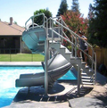 SR Smith Vortex Slide Open Flume & Ladder Gray Granite - 695-209-124
