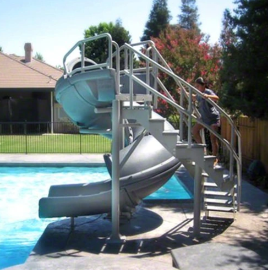 SR Smith Vortex Slide Open Flume & Ladder Gray Granite - 695-209-124