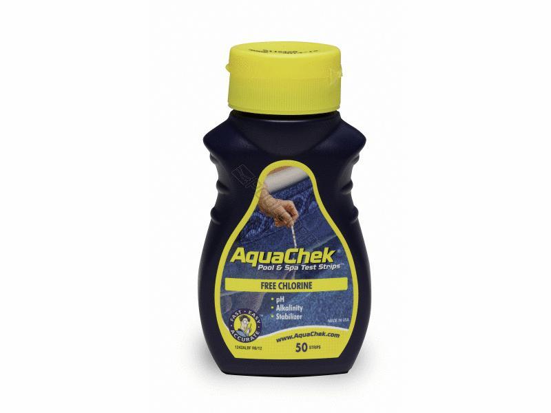AquaChek 4-Way Test Strips Chlorine - QTY: 50