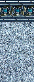 Swimline S-G Pacific Realm 52" Unibead Vinyl Liner 11' x 18' Oval - AG-LU-424020