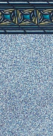 Swimline S-G Pacific Realm 52" Unibead Vinyl Liner 12' x 17' Oval - AG-LU-424320