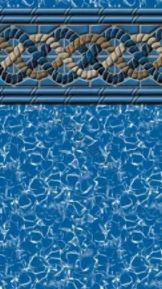 Swimline H-G Gold Coast 48" Unibead Vinyl Liner - 16' Round - AG-LU-511625