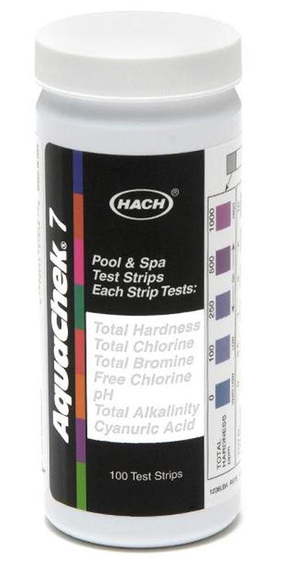 AquaChek Silver 7-Way Chlorine Test Strips - 551236