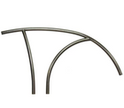 S.R. Smith Deck Mount Artisan Series Stair Rail Single Marine Grade - ART-1004-MG