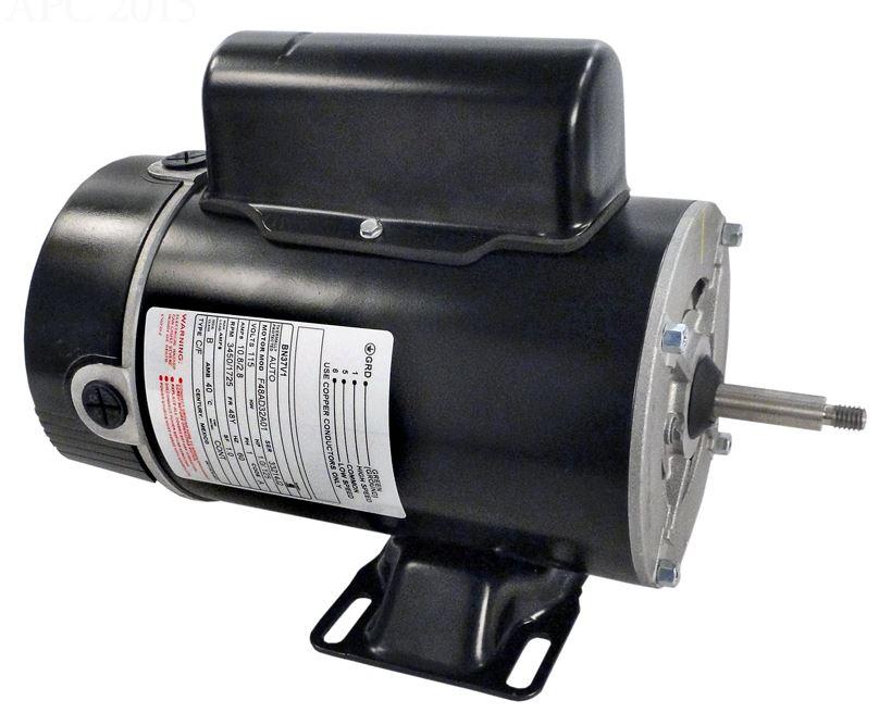 AO Smith 1 HP Replacement 2 Speed Spa Motor 115V Thru Bolt - BN37V1