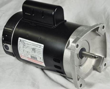 GE 1 1/2 HP Pool Motor with Square Flange Up-Rated - C1246