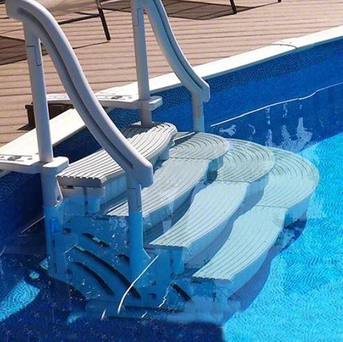 Confer Plastics 4-Step Confer Curve Stairs Add On - CCX-ADD