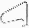 Inter-Fab D3D 60" 3 Bend Stair Rail - .049" Wall Copper Vein - D3D60049-4