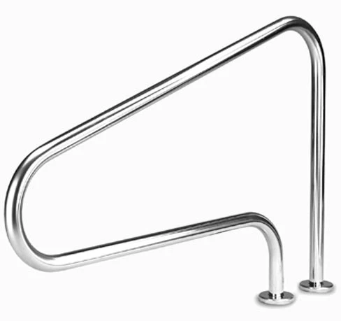 Inter-Fab D3D 60" 3 Bend Stair Rail - .049" Wall Copper Vein - D3D60049-4