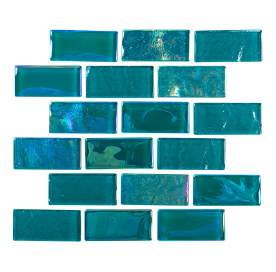 Npt 1 Inch x 2 Inch Verde Design Tile- EQX-EVERGREEN1X2