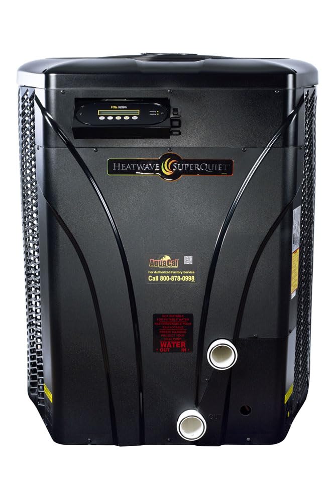 AquaCal SQ200 HeatWave SuperQuiet Heat Pump - 138,000 BTU - SQ200ARDSBPA-AquaCal