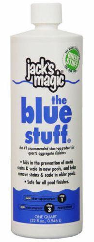 Jack's Magic The Blue Stuff Metal Solution Too 32 oz. - JMBLUE032