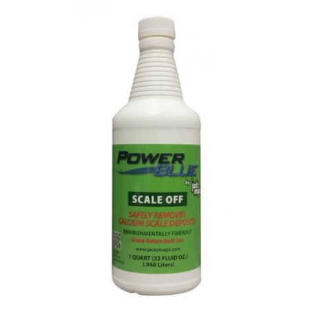 Jacks Magic 1 Quart Power Blue Scale Off 32 oz Bottle -  JMPBSCALEOFF032