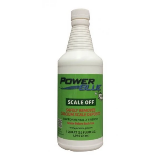 Jacks Magic 1 Quart Power Blue Scale Off 32 oz Bottle -  JMPBSCALEOFF032