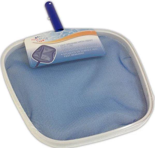 PoolStyle Deluxe Series Alum Frame Poly Leaf Skimmer - K687BU/SCP