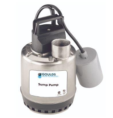 Goulds 1/3 HP 115V 10 ft Cord Submersible Sump Pump - LSP0311AT