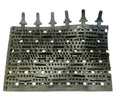 Aqua Products Rubber Brushes Black - NE369