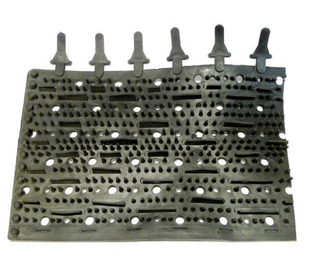 Aqua Products Rubber Brushes Black - NE369