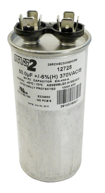 U.S. Seal 50 MFD 370v Run Capacitor - USSRD50370