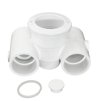 Hayward Jet Air III Body Assembly White 1.5" Air x 1.5" Water - SP1434PAKA
