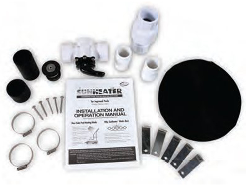SmartPool SunHeater System Kit for Inground Pools Installs up to 4 SPS601P Panels - SPSK21