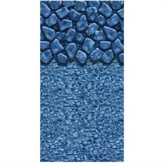 Above-Ground Pool 20 GA. 52” Boulder Swirl Beaded Vinyl Liner- 12' X 18' OVAL